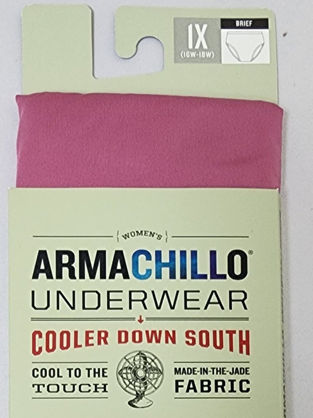 Duluth Trading Armachillo Plus Underwear Brief - Pink - 1X